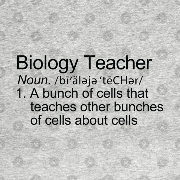 Biology Teacher Definition by ScienceCorner